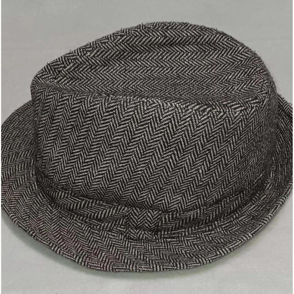 Magid Hats Fedora Grey And Black Stripes 100% Polyester - Picture 4 of 6